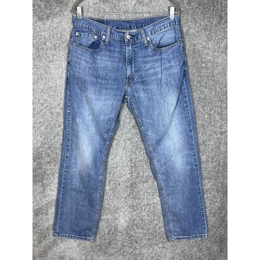 Levis 559 Jeans Mens Size 33x32 Blue Denim Straight Leg 5 Pocket Cotton